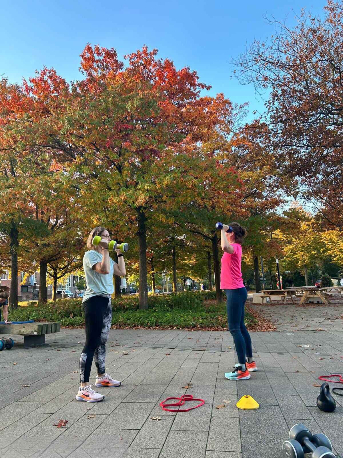 Duo training sessie met twee personen