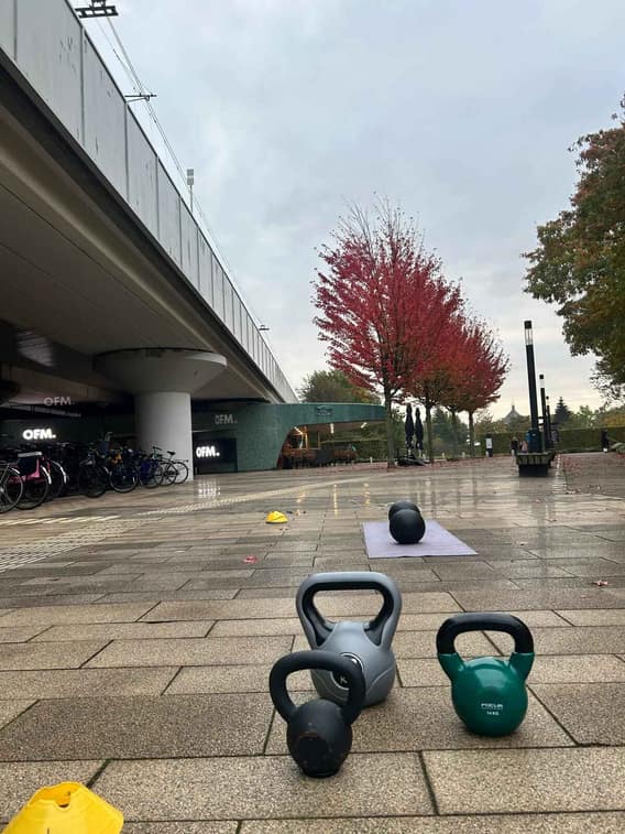 Outdoor training in de natuur